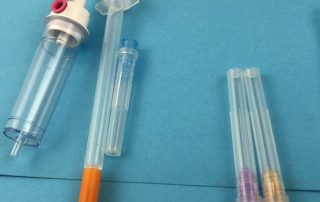 syringe mold and injection molding