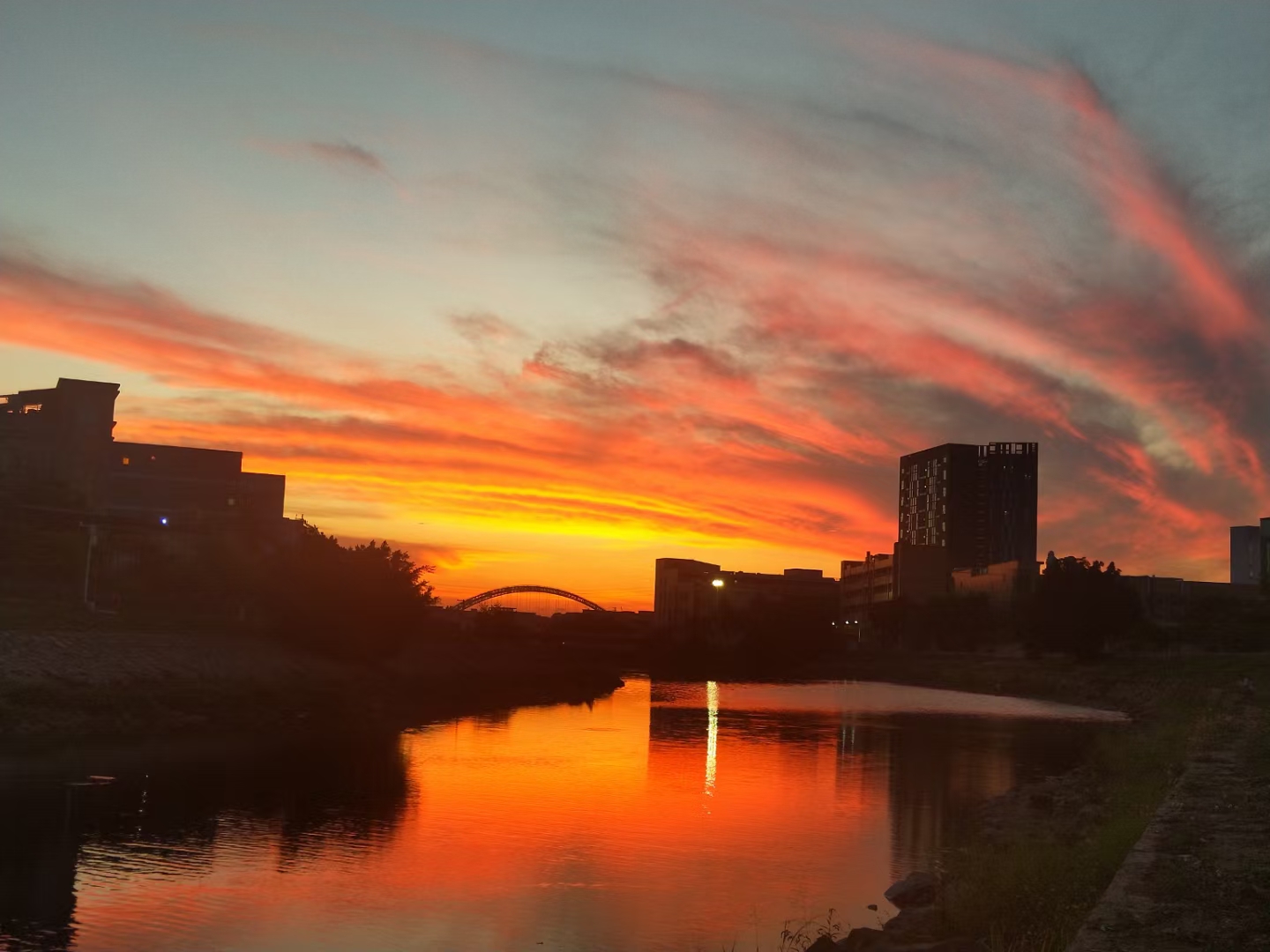 Sunset from RJC mold view