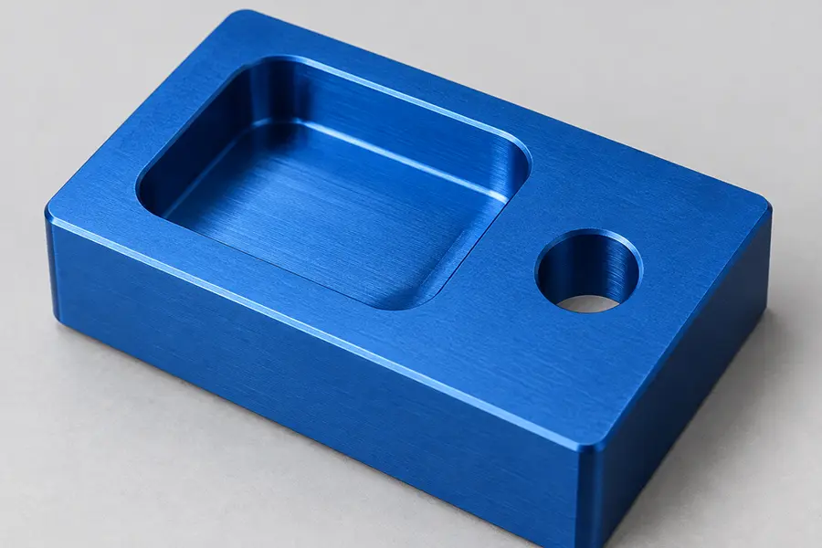 Anodized CNC Milled Aluminum Part