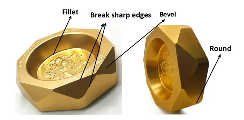 Chamfer vs. Fillet vs. Bevel1