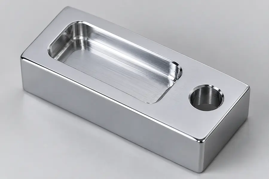 Electroplated CNC Milled Metal Part
