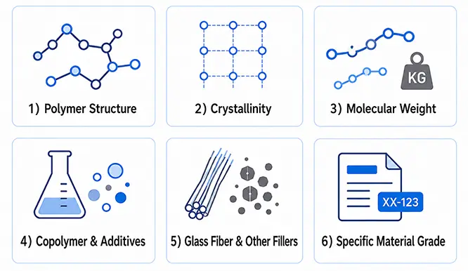 Factors Affect the Melting Temperature of Plastics