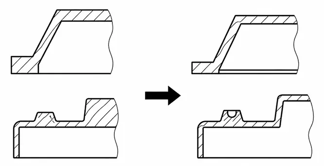 Make the Inner Contour Follow the Outer Shape