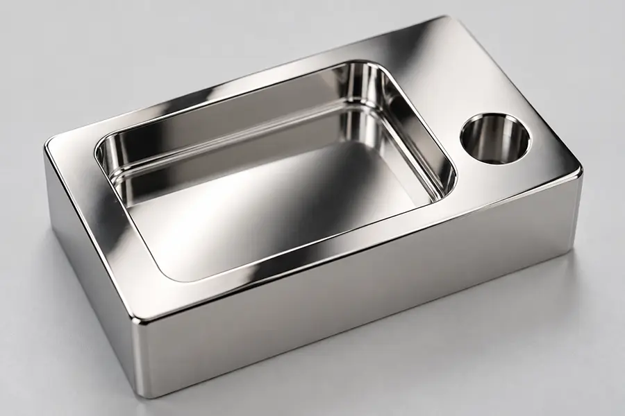 Polished CNC Milled Metal Part
