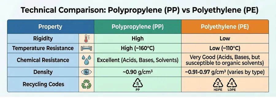 Polypropylene- vs-Polyethylene