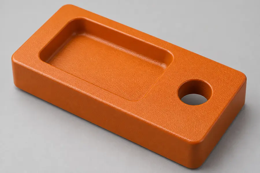 Powder Coated CNC Milled Metal Part