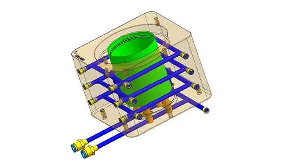 Sandwich cooling system