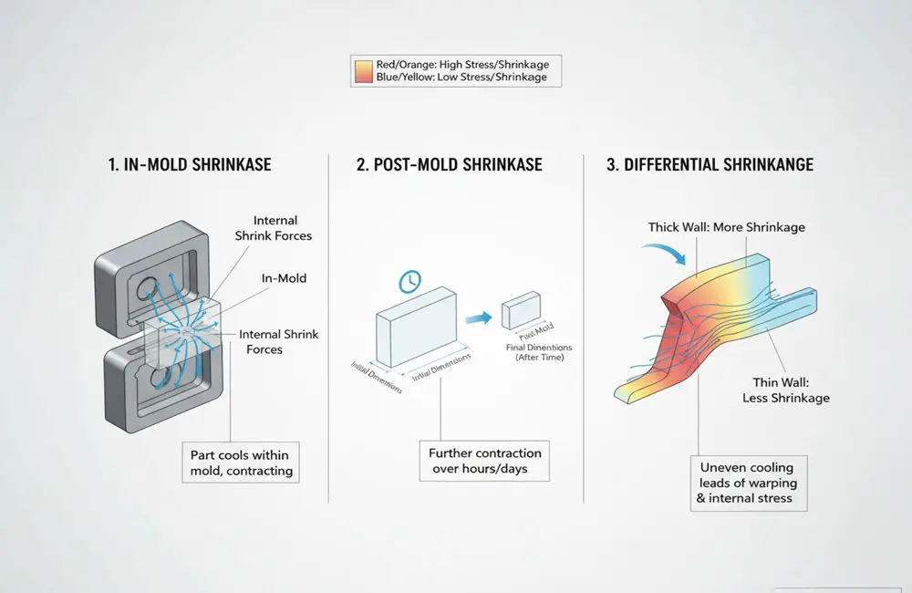 Shrinkage in Injection Molding