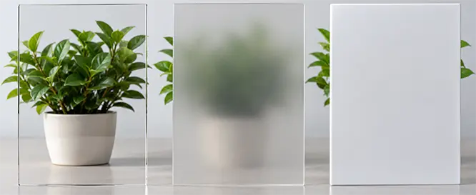 Transparent, Translucent, and Opaque Plastics1