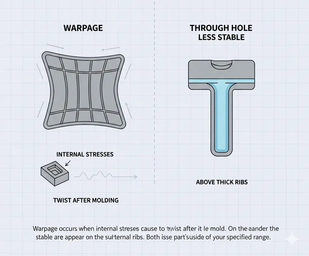 Warpage and Sink Marks