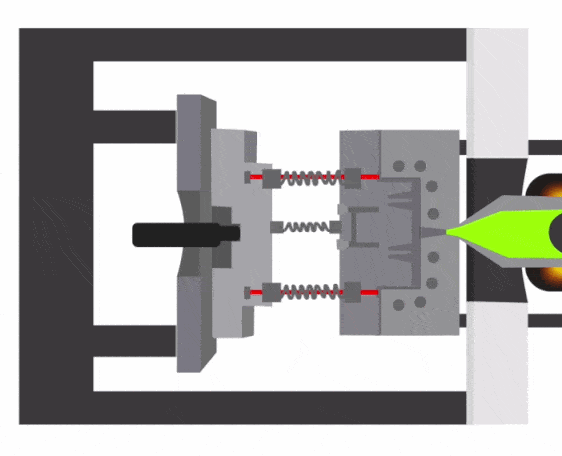 ejector pin work process