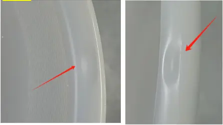 injection molding sink mark - excessive wall thickness