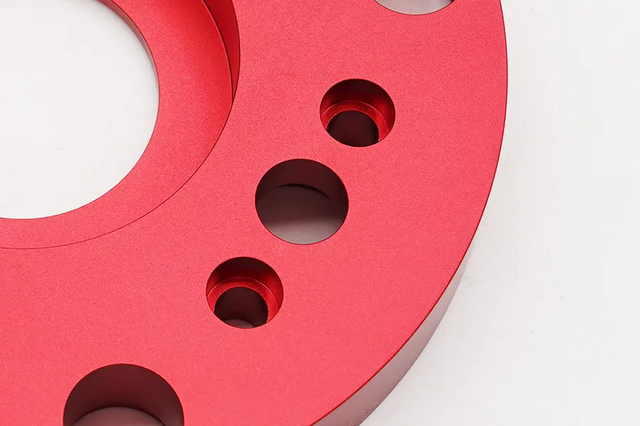 CNC metal parts - anodized aluminum