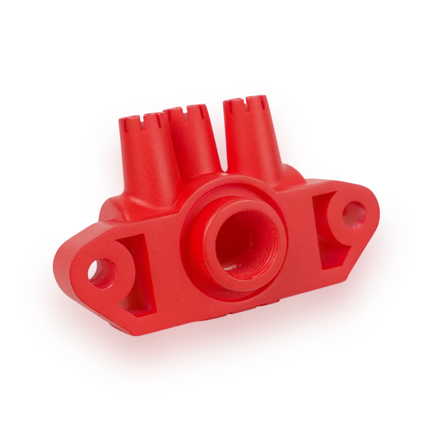 جزء من قالب حقن البلاستيك - غلاف الموصل