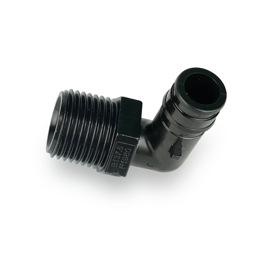 plastic injection molding part - Threaded Elbow Fitting