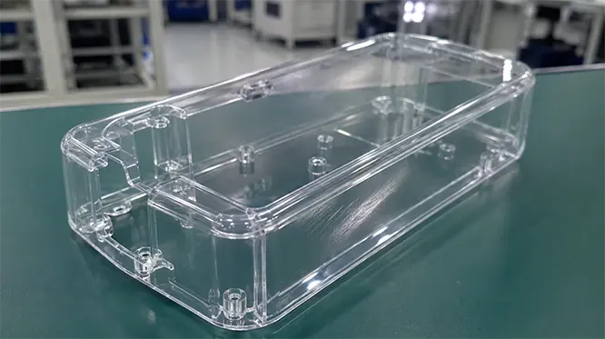 transparent housing part