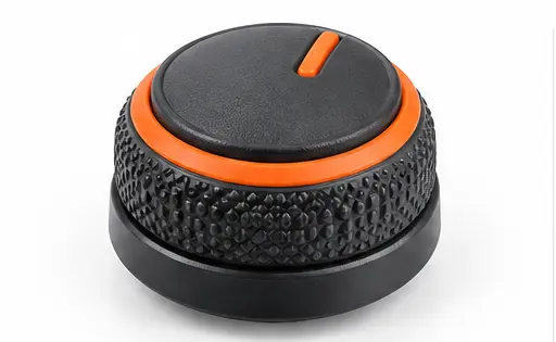 Two-shot molded automotive control knob