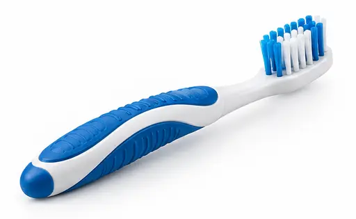 Two-shot molded household product handle