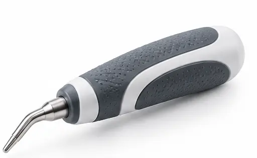 Two-shot molded medical device handle
